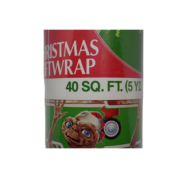 Papercraft 1982 Extra Terrestrial E.T. Wrapping Paper 40 Sq. Foot Roll  SEALED - Picture 9 of 11